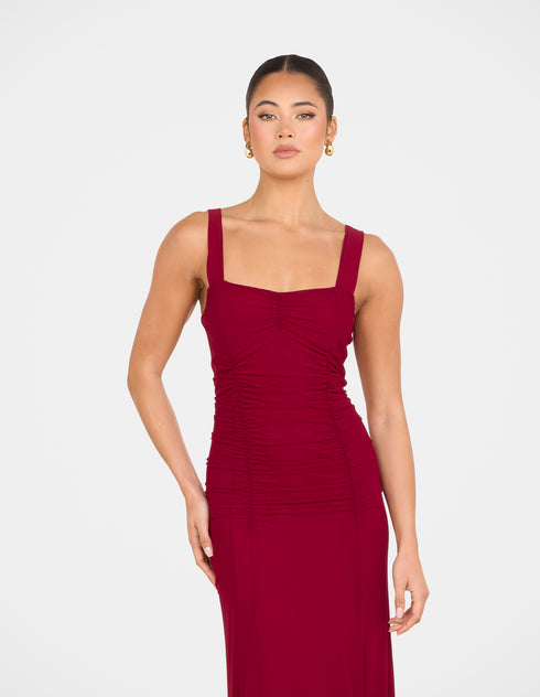 Gabrielle Straight Neck Maxi